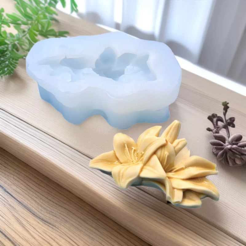 DIY Scented Candle & Car Aroma Diffuser Stone Mold, Plaster Gypsum Craft Making Mould for Home Decoration