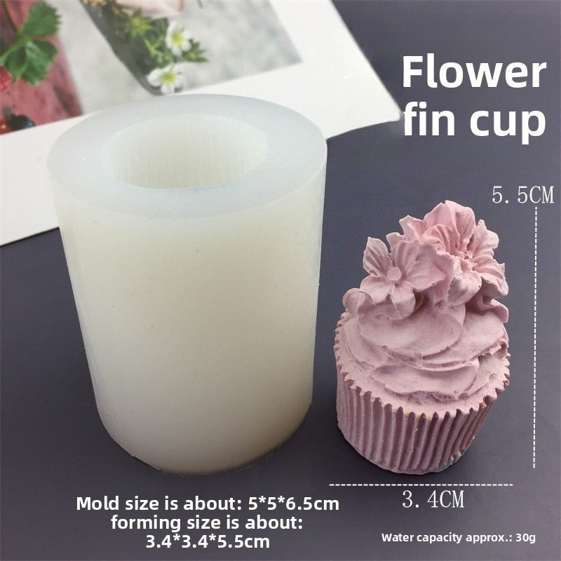Ice cream cone cup sandwich squishy silicone mold diy aromatherapy candle soap plaster tool fidget toys
