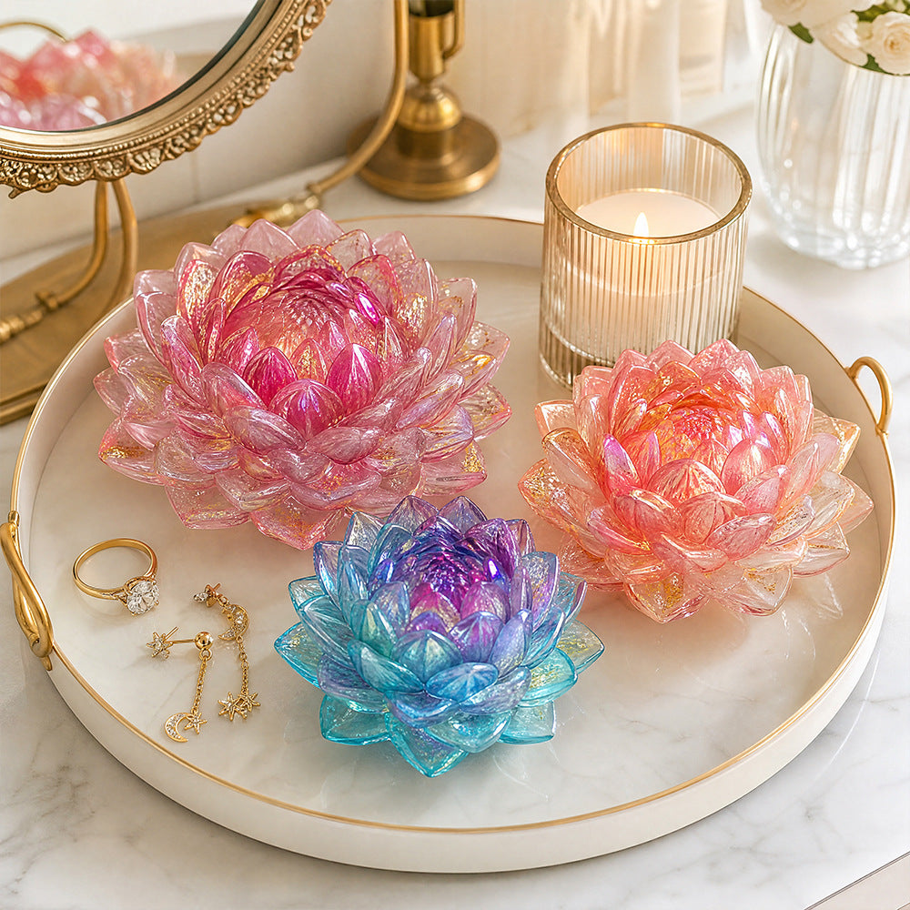 Dahlia Silicone Mold, DIY for Scented Candles, Epoxy Resin, Gypsum Decor Crafts