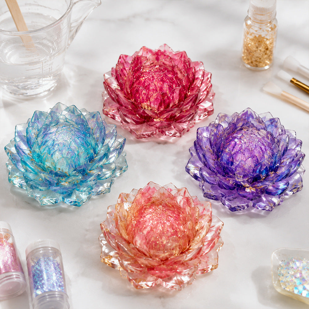 Dahlia Silicone Mold, DIY for Scented Candles, Epoxy Resin, Gypsum Decor Crafts