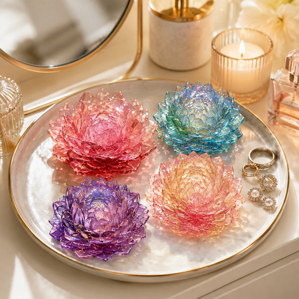 Dahlia Silicone Mold, DIY for Scented Candles, Epoxy Resin, Gypsum Decor Crafts