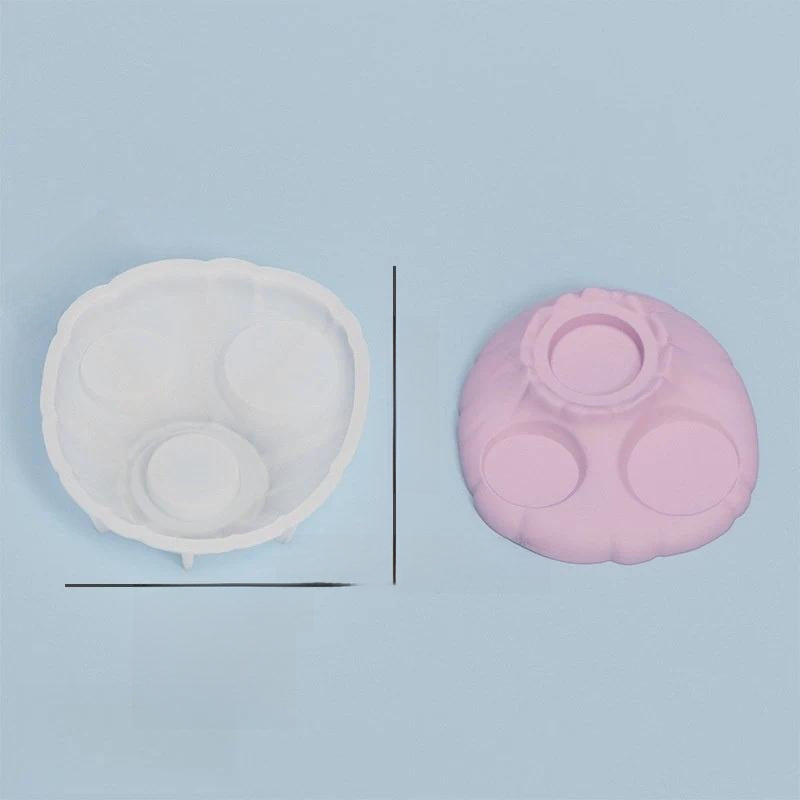 Cute Snowman Silicone Mold-Snowman Candle Mold-Snowman By the Fire Concrete Mold-Aromatherapy Plaster Ornament Mold-Christmas Decoration