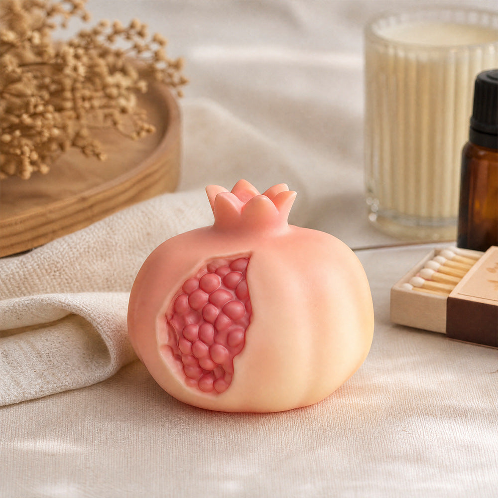 DIY Silicone Mold for Lotus Incense Burner & Pomegranate Shaped Vase, Resin Casting Mould for Flower Pot & Desktop Decor Handmade Ornaments