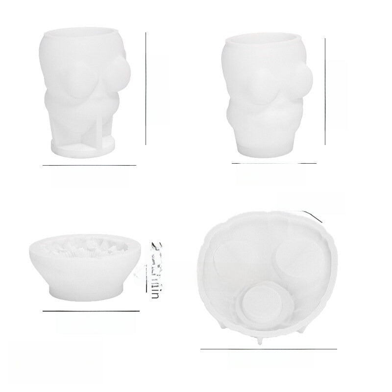 Cute Snowman Silicone Mold-Snowman Candle Mold-Snowman By the Fire Concrete Mold-Aromatherapy Plaster Ornament Mold-Christmas Decoration