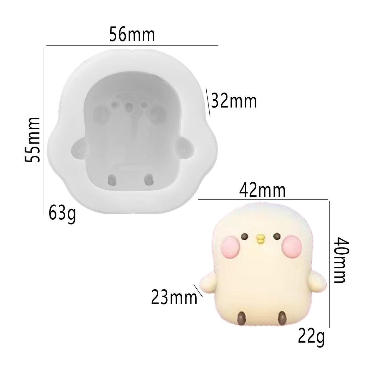 Food play pudding Vegetable fidget toys Food grade silicone mold