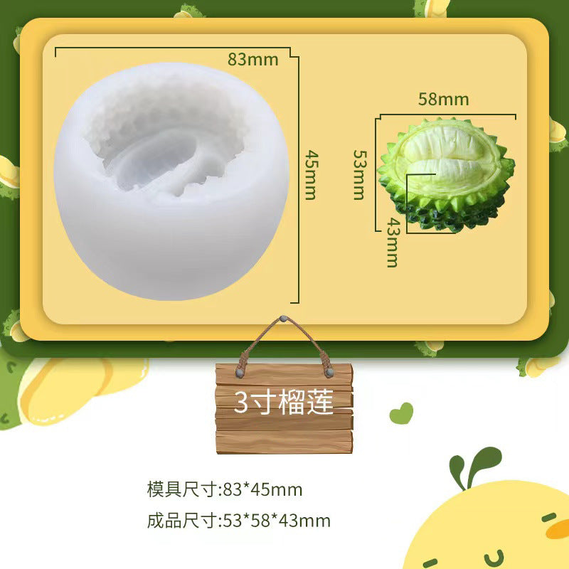 Grape star fruit kneading music mold DIY fruit scented candle gypsum handmade soap silicone mold
