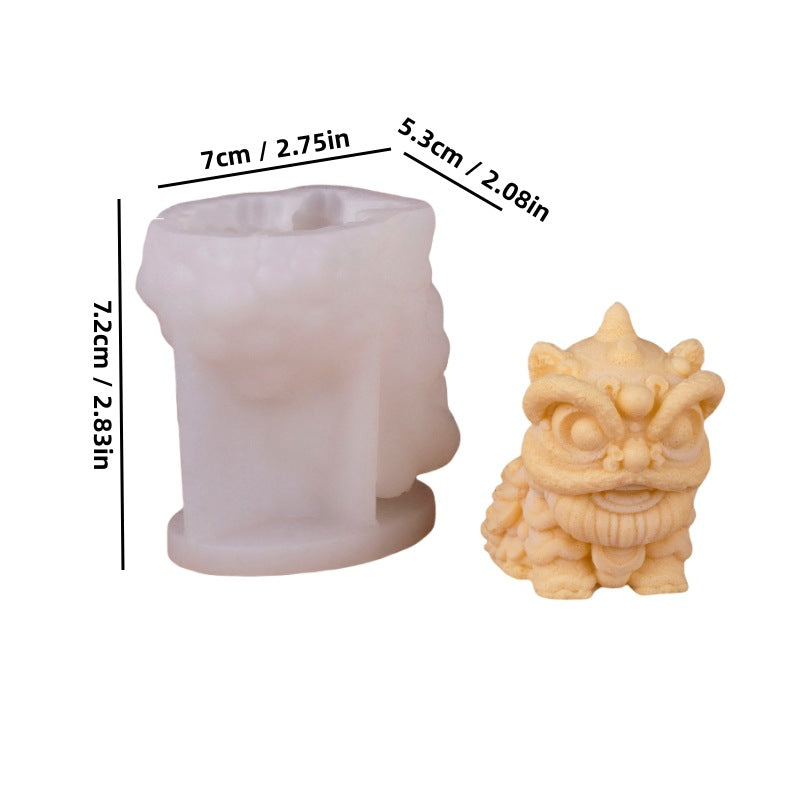Nailong & Cat Pudding Jelly Silicone Baking Mold, DIY Creative Character Series Cake Mold for Mousse Dessert Making