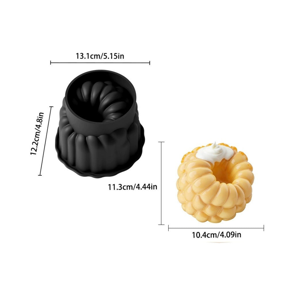 Creative 3D Raspberry Silicone Mold, 4 Inch Fruit Shaped Baking Mold for Mousse Cake, Pastry & Fine Dessert Decoration