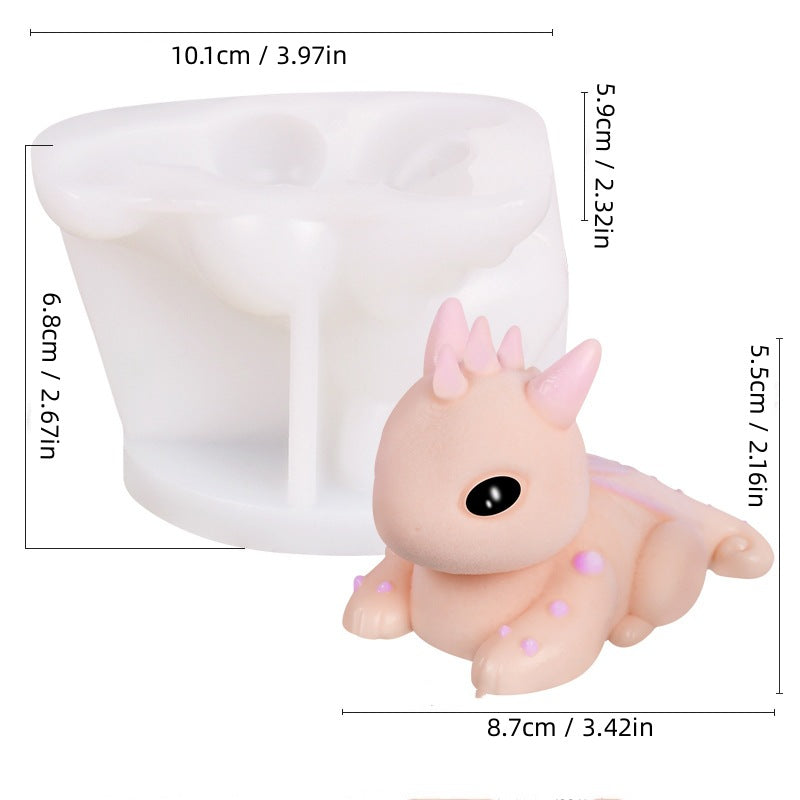 Cute Cartoon Character Silicone Mold | DIY Sleeping Mousse Cake & Pudding Mold