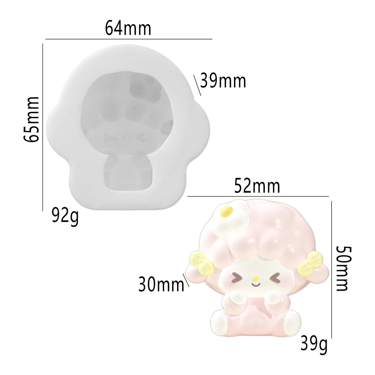 Food play pudding Vegetable fidget toys Food grade silicone mold