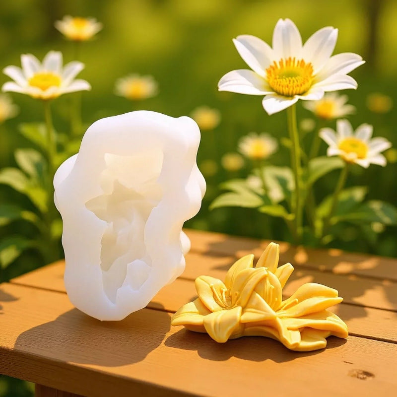 DIY Scented Candle & Car Aroma Diffuser Stone Mold, Plaster Gypsum Craft Making Mould for Home Decoration