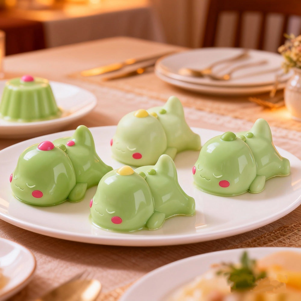 Cute Cartoon Character Silicone Mold | DIY Sleeping Mousse Cake & Pudding Mold