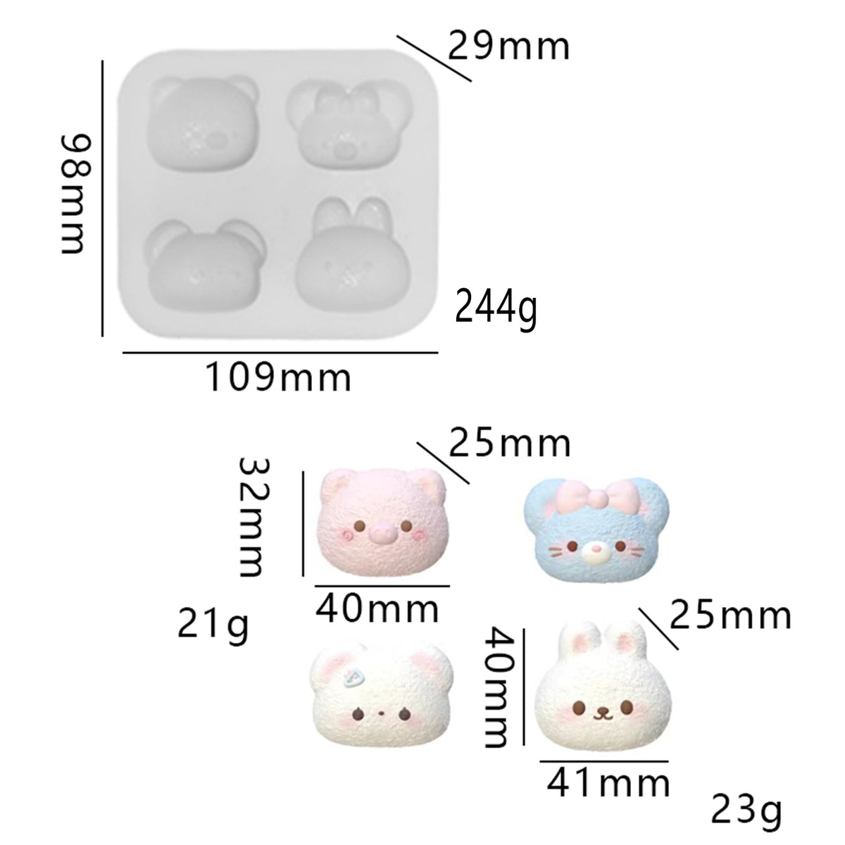 Food play pudding Vegetable fidget toys Food grade silicone mold