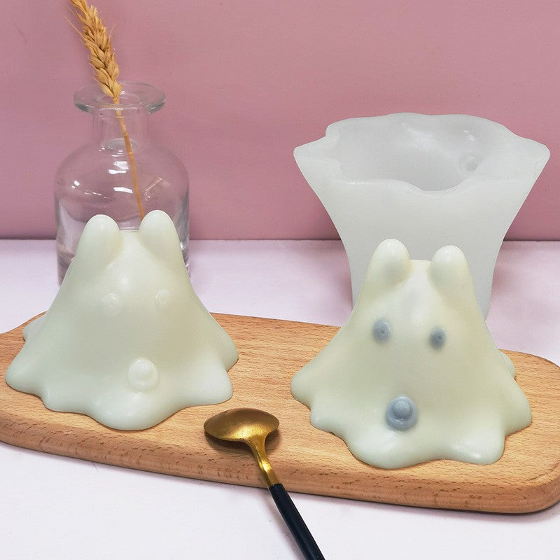 Nailong & Cat Pudding Jelly Silicone Baking Mold, DIY Creative Character Series Cake Mold for Mousse Dessert Making