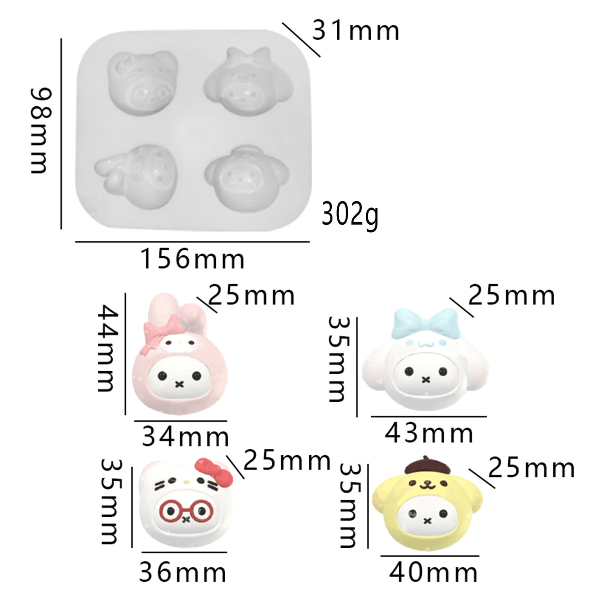 Food play pudding Vegetable fidget toys Food grade silicone mold