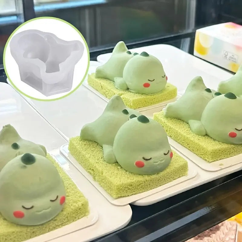 Cute Cartoon Character Silicone Mold | DIY Sleeping Mousse Cake & Pudding Mold