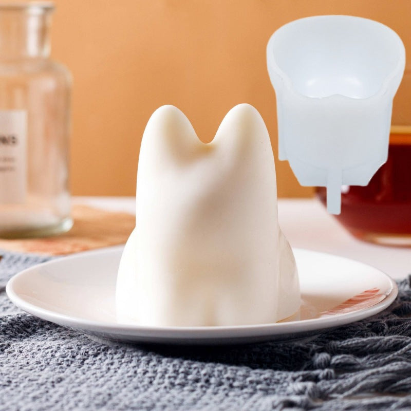 Nailong & Cat Pudding Jelly Silicone Baking Mold, DIY Creative Character Series Cake Mold for Mousse Dessert Making