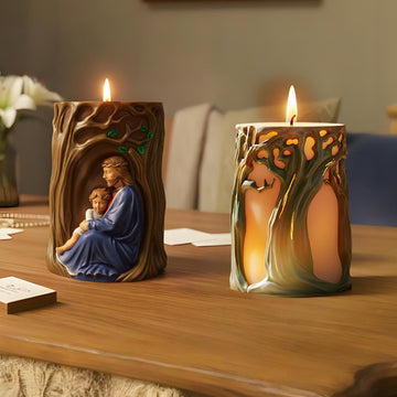 Tree of Life Icon Silicone Mold, DIY Relief Plaster Tabletop Decor for Candle Making