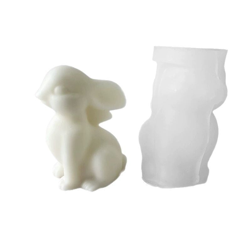 Easter Bunny Silicone Mold | DIY Candle, Chocolate & Plaster Craft Mold