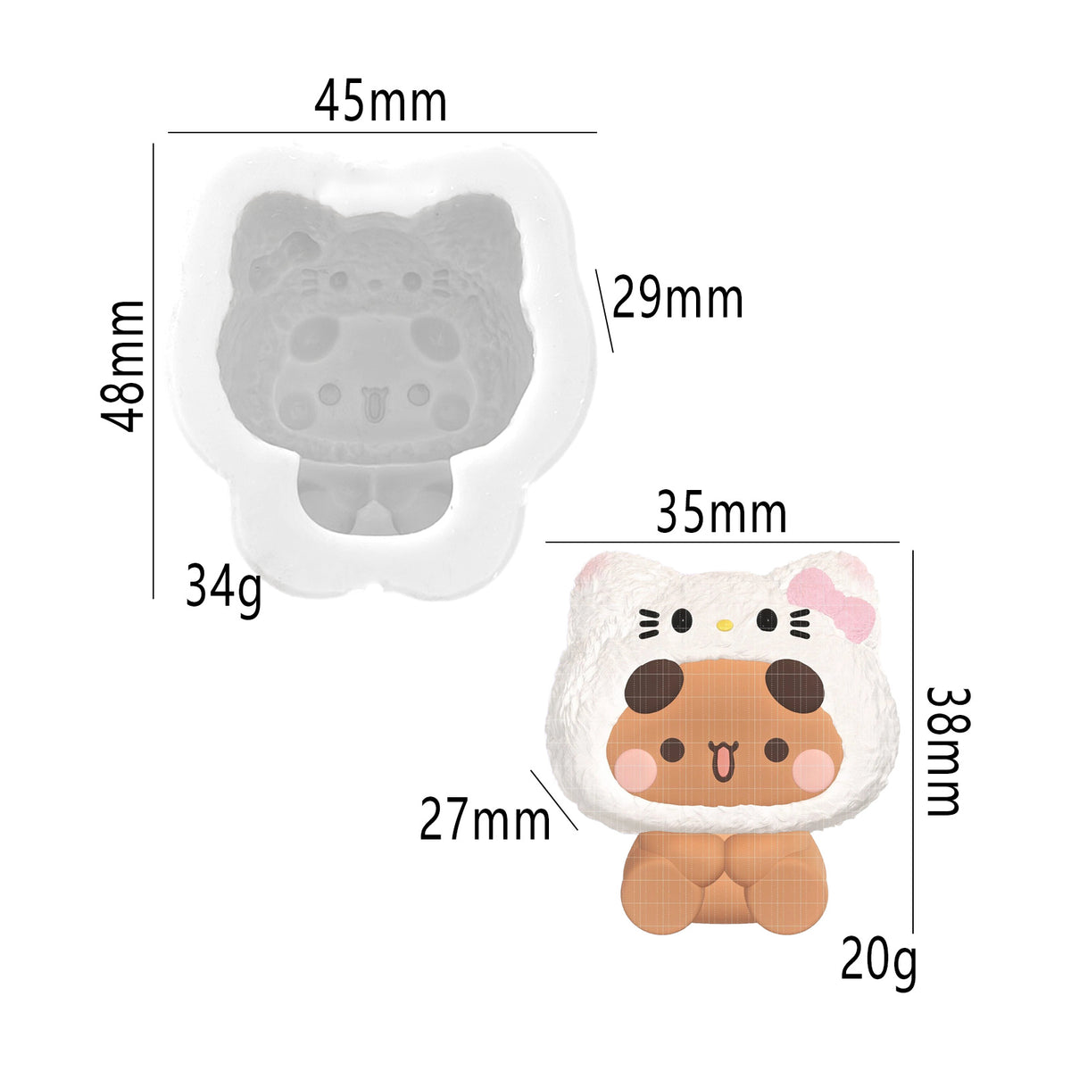 Food play pudding Vegetable fidget toys Food grade silicone mold