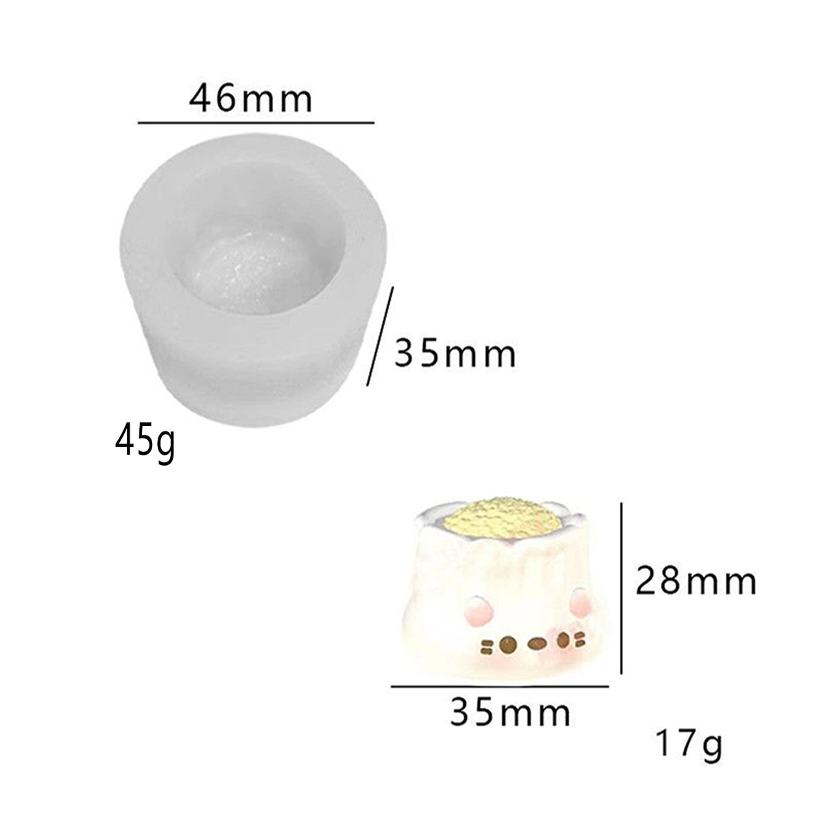 Food play pudding Vegetable fidget toys Food grade silicone mold
