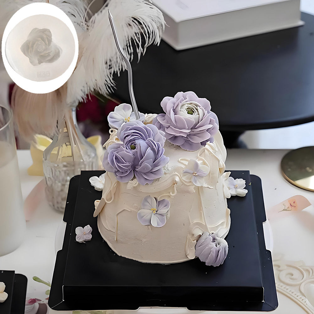 Peony, Rose & Ranunculus Silicone Mold | DIY Floral Candle & Plaster Craft Mold