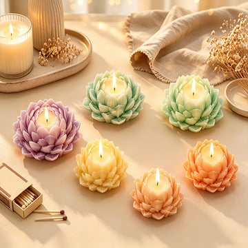Dahlia Silicone Mold, DIY for Scented Candles, Epoxy Resin, Gypsum Decor Crafts