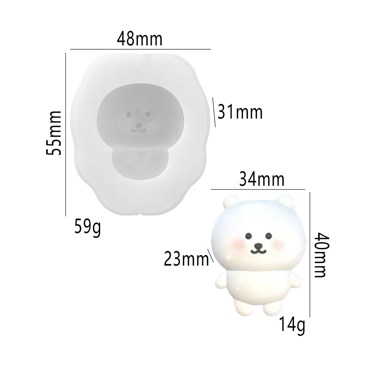 Food play pudding Vegetable fidget toys Food grade silicone mold