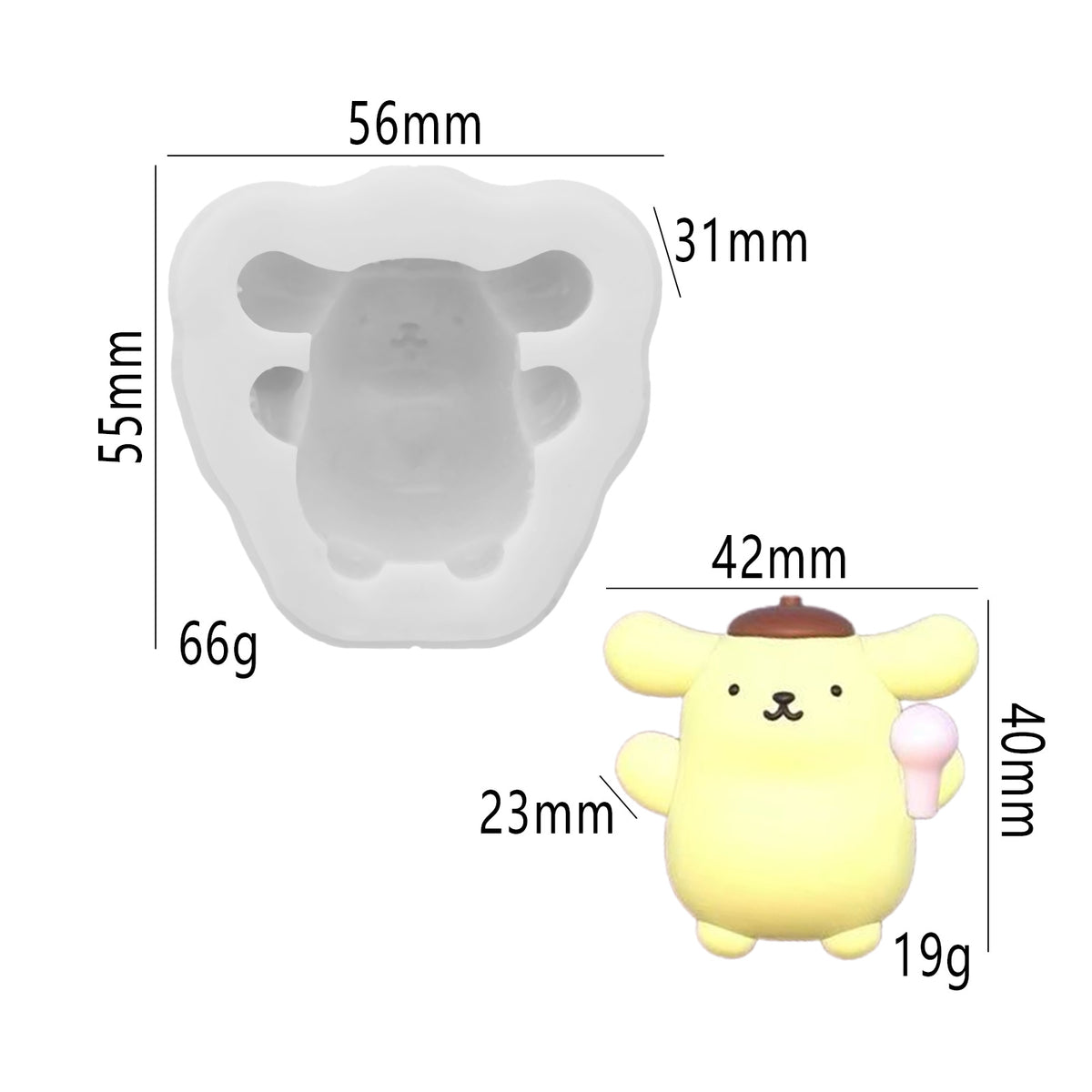 Food play pudding Vegetable fidget toys Food grade silicone mold
