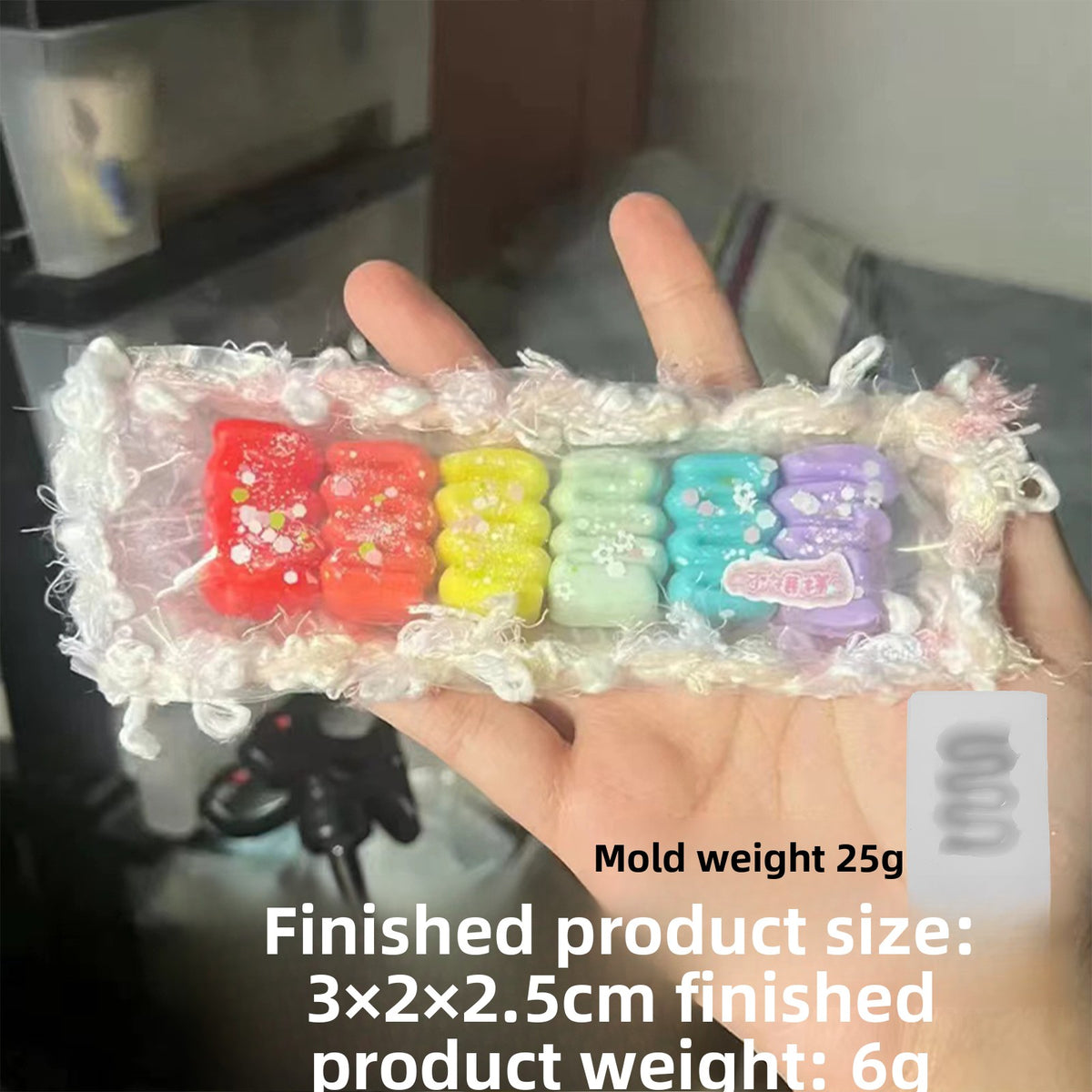 Food play pudding Vegetable fidget toys Food grade silicone mold