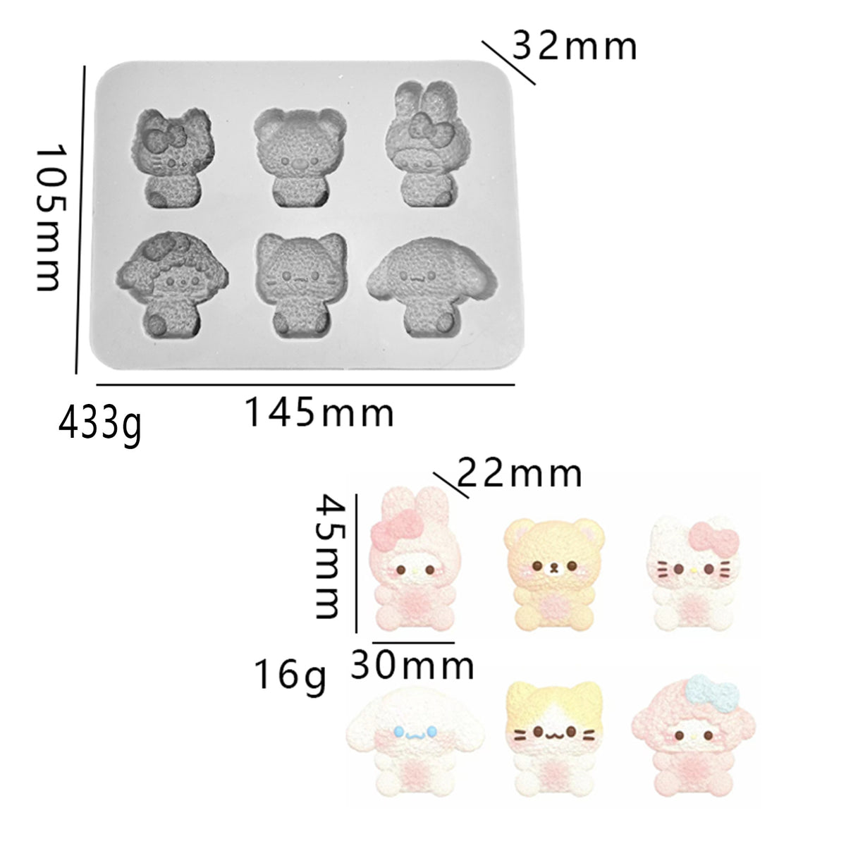 Food play pudding Vegetable fidget toys Food grade silicone mold