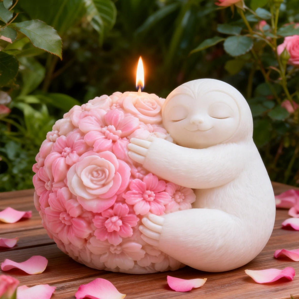 Sloth Silicone Mold | DIY Aromatherapy Candle & Plaster Craft Mold