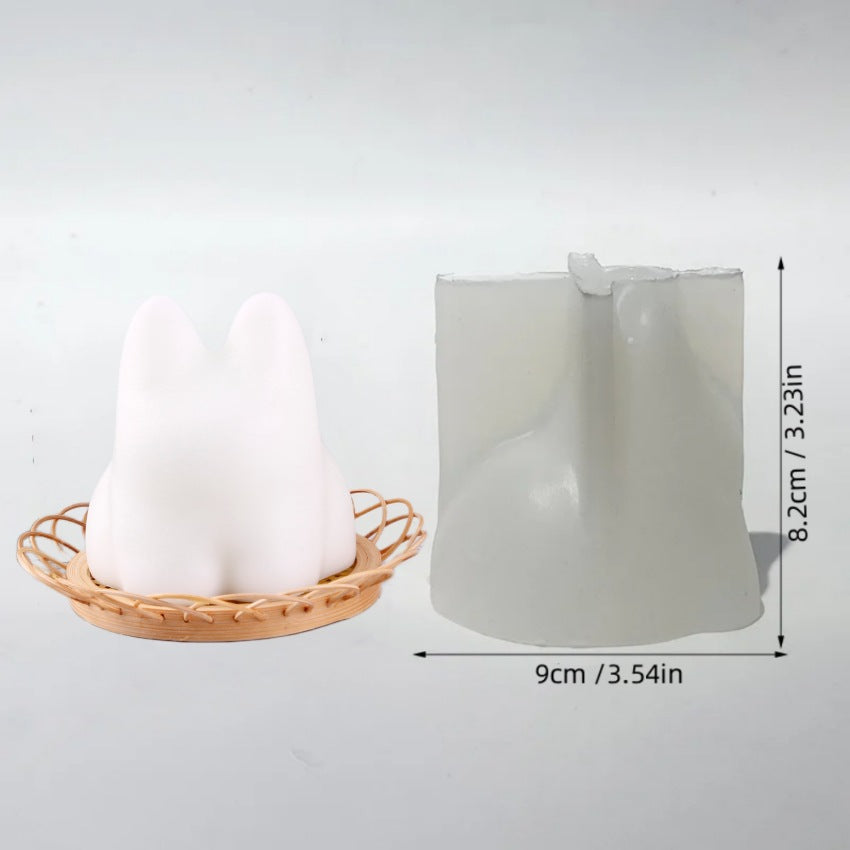 Nailong & Cat Pudding Jelly Silicone Baking Mold, DIY Creative Character Series Cake Mold for Mousse Dessert Making