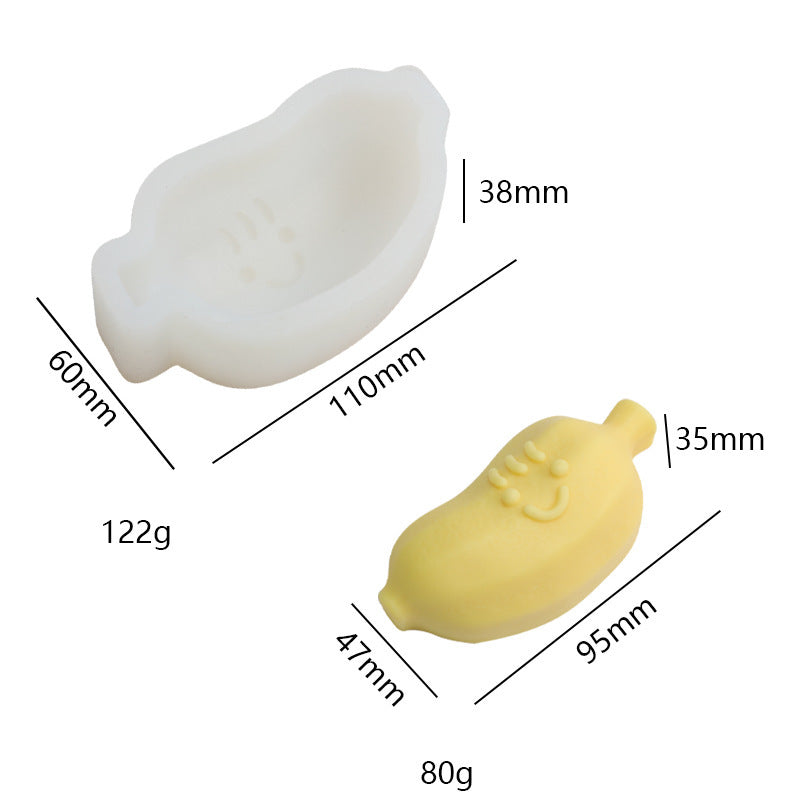 Grape star fruit kneading music mold DIY fruit scented candle gypsum handmade soap silicone mold