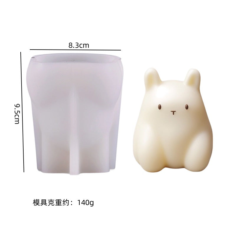 Nailong & Cat Pudding Jelly Silicone Baking Mold, DIY Creative Character Series Cake Mold for Mousse Dessert Making