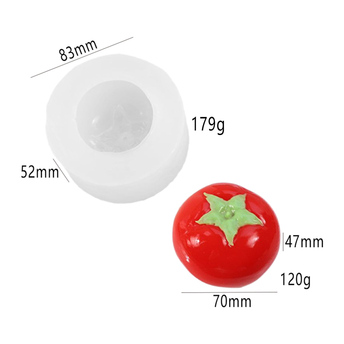 Grape star fruit kneading music mold DIY fruit scented candle gypsum handmade soap silicone mold