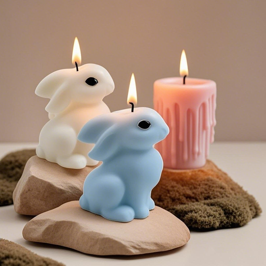 Easter Bunny Silicone Mold | DIY Candle, Chocolate & Plaster Craft Mold