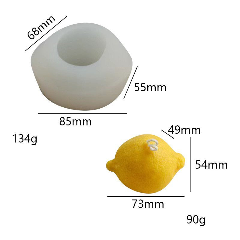 Grape star fruit kneading music mold DIY fruit scented candle gypsum handmade soap silicone mold