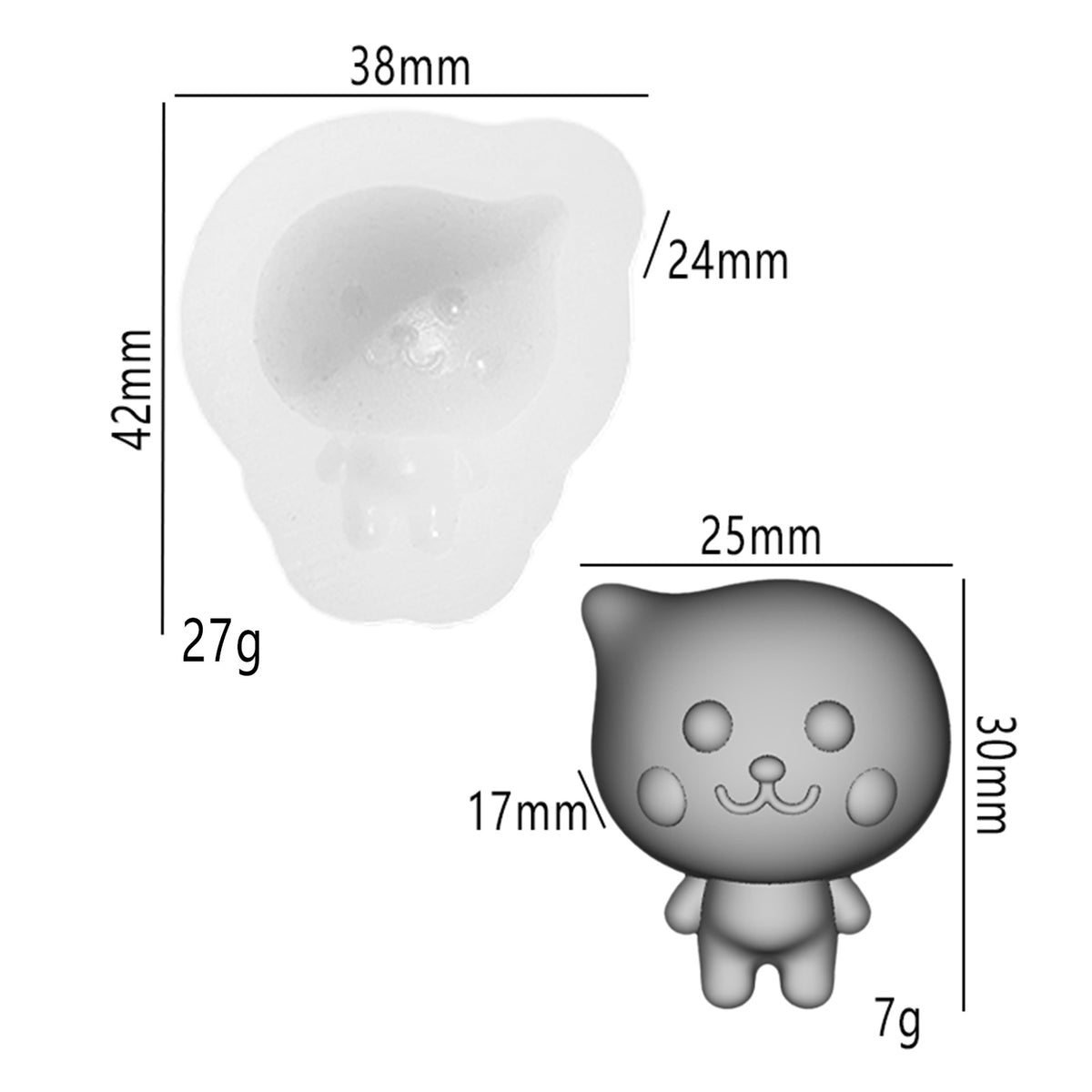 Food play pudding Vegetable fidget toys Food grade silicone mold