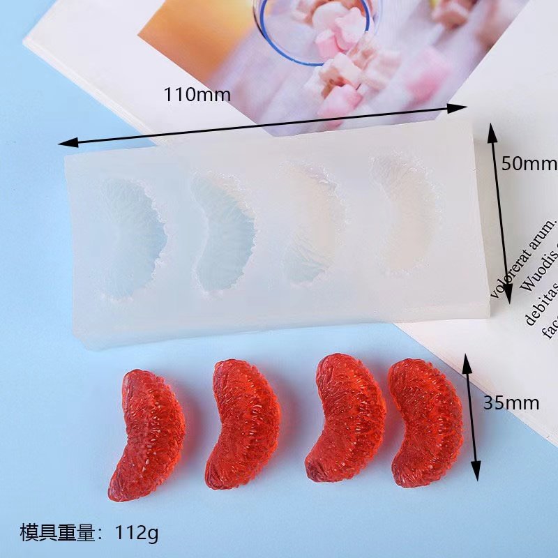 Grape star fruit kneading music mold DIY fruit scented candle gypsum handmade soap silicone mold