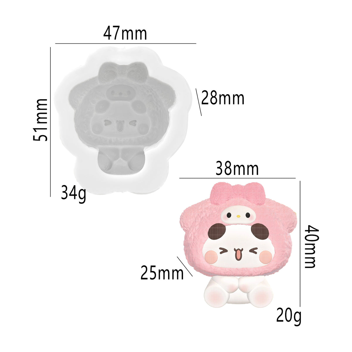 Food play pudding Vegetable fidget toys Food grade silicone mold
