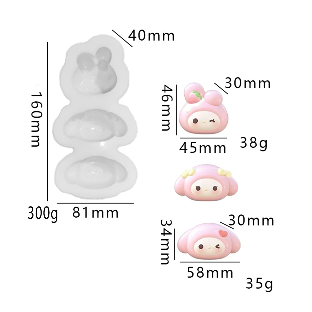 Food play pudding Vegetable fidget toys Food grade silicone mold