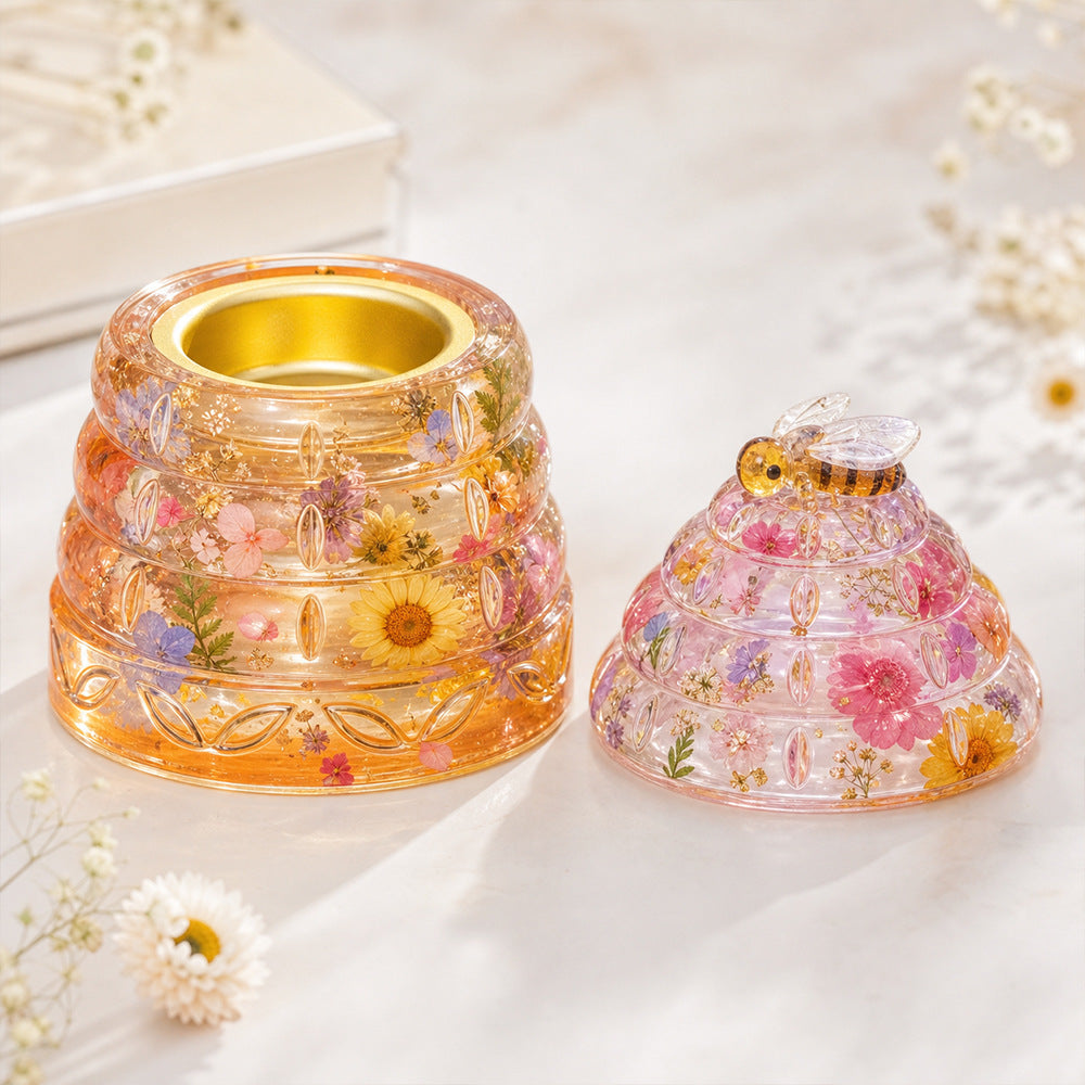 Aromatherapy Jar Silicone Mold Multi-Purpose DIY Epoxy Resin Mold for Flower Pot, Pen Holder, Storage Jar & Home Decor Ornament