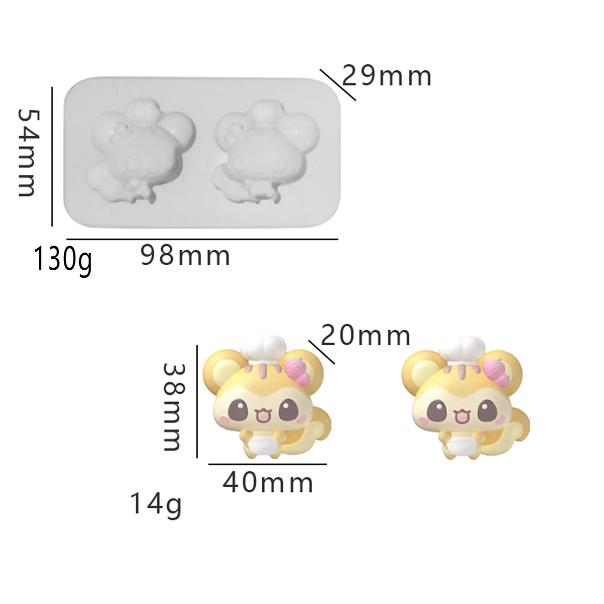 Food play pudding Vegetable fidget toys Food grade silicone mold