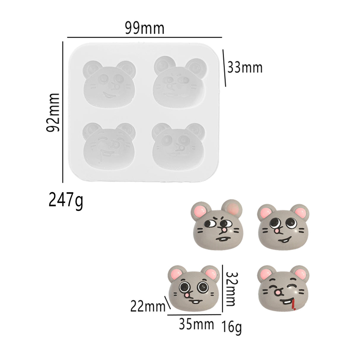 Food play pudding Vegetable fidget toys Food grade silicone mold