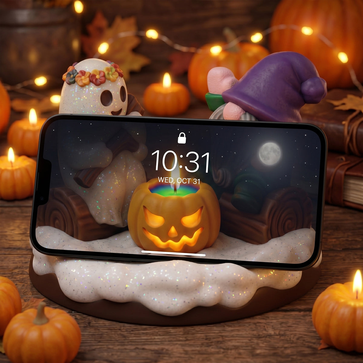 Halloween Pumpkin Skull Ghost Silicone Mold for DIY Aromatherapy Candle & Resin Craft