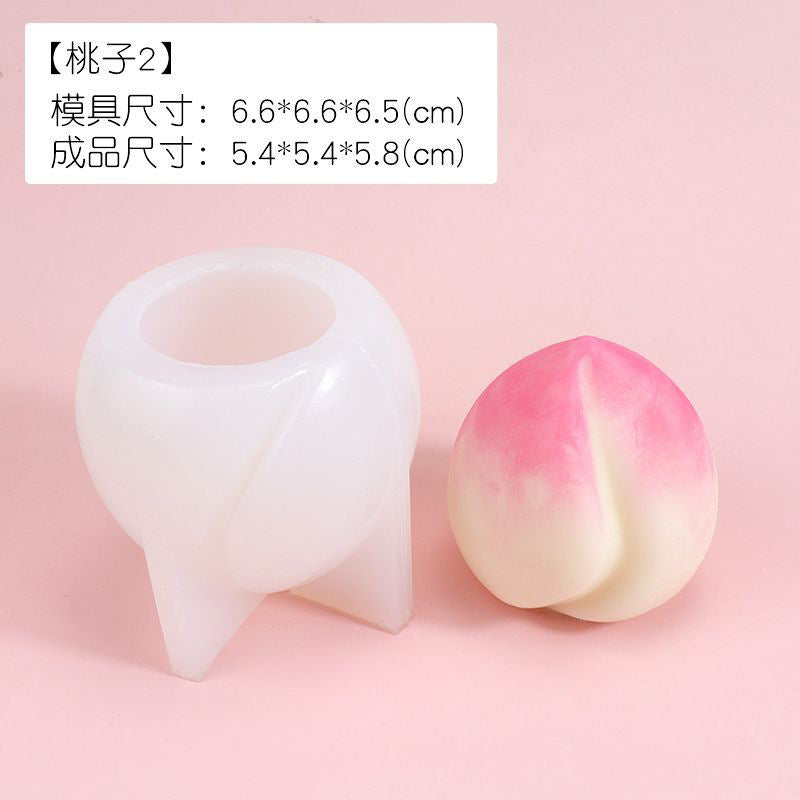 Grape star fruit kneading music mold DIY fruit scented candle gypsum handmade soap silicone mold