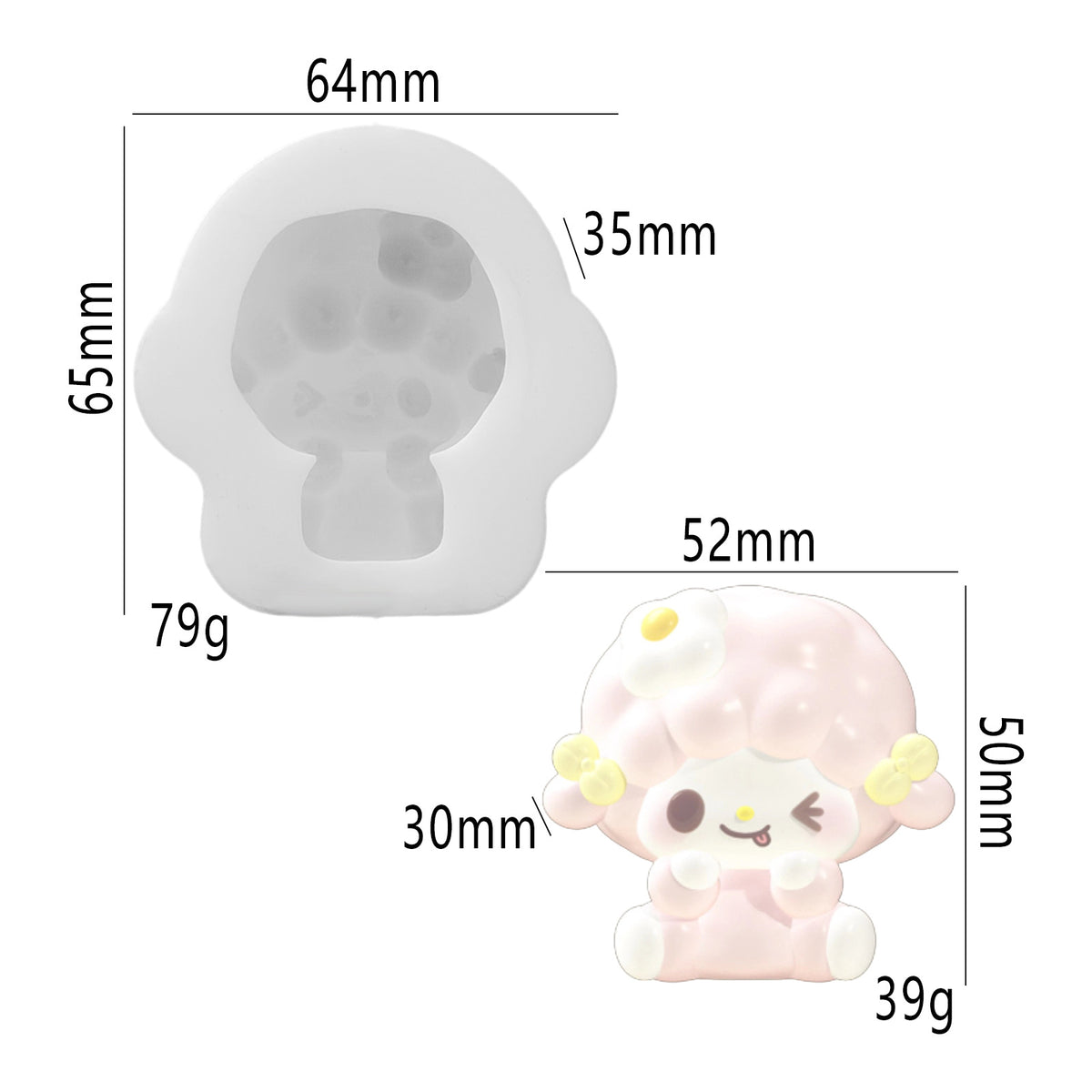 Food play pudding Vegetable fidget toys Food grade silicone mold