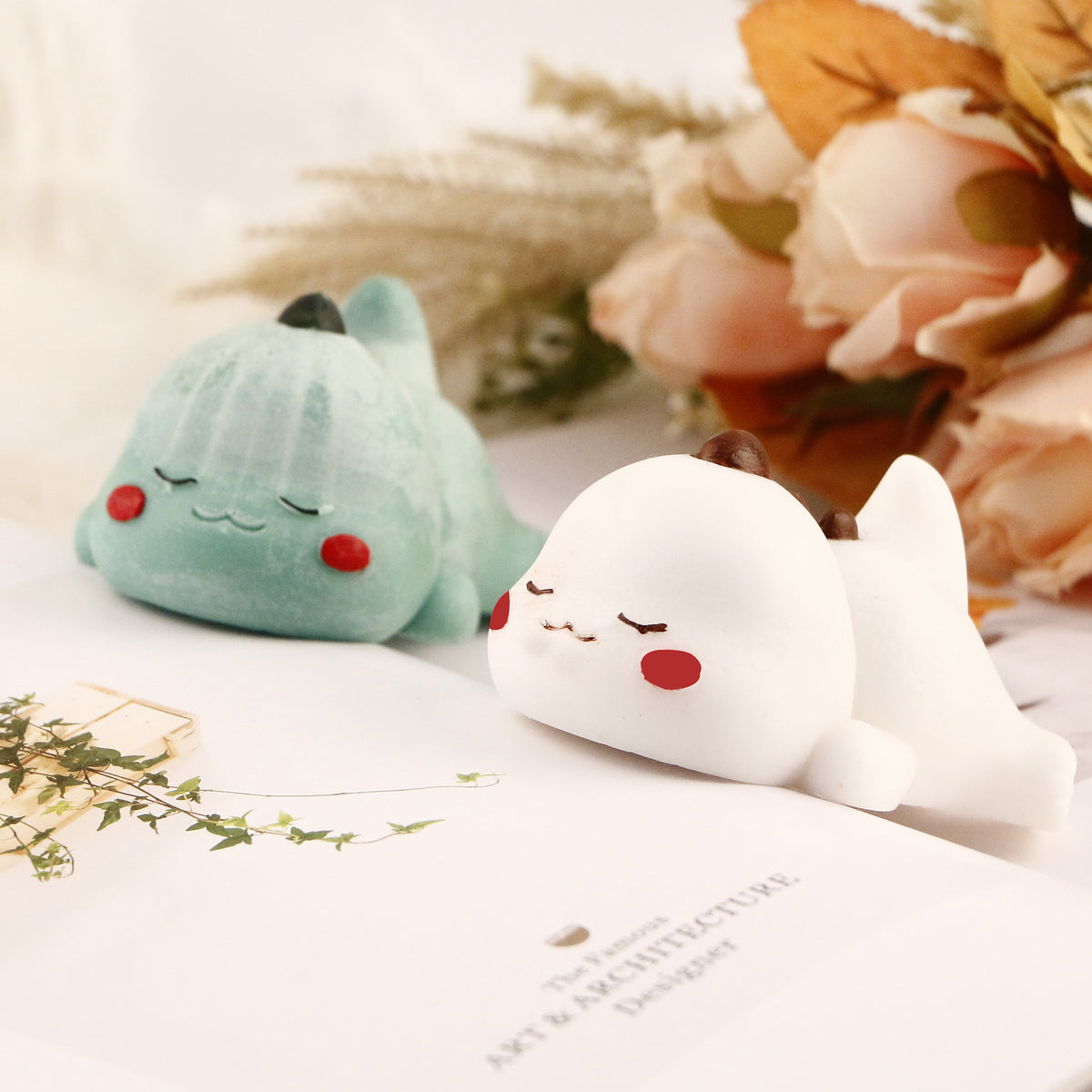 Cute Cartoon Character Silicone Mold | DIY Sleeping Mousse Cake & Pudding Mold