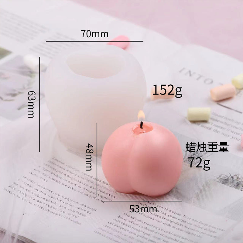Grape star fruit kneading music mold DIY fruit scented candle gypsum handmade soap silicone mold